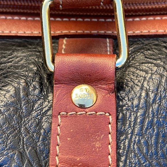 VTG Saint Borse weekender duffle travel bag No shoulder strap - Picture 9 of 14